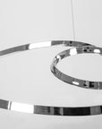 Lampa Sufitowa Wisząca Loop LED + Pilot APP798-cp Chrom  3