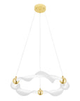 Lampa Wisząca Led G010-cp Biały/złoty  1
