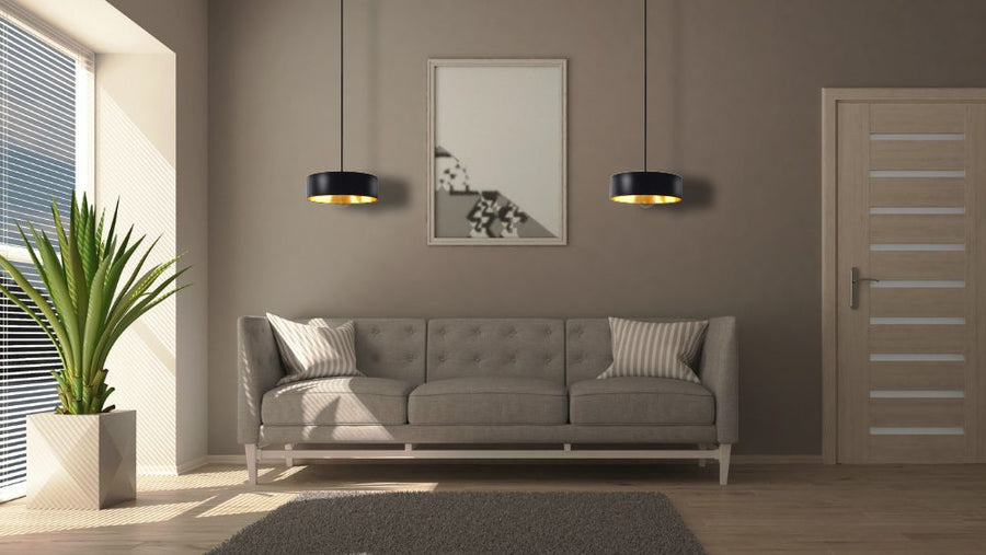Lampa Wisząca APP1333-1CP BLACK GOLD