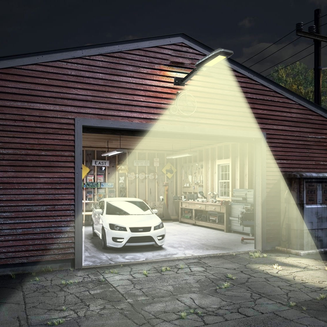 Lampa solarna LED z czujnikiem ruchu RSL018  5