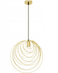 LAMPA SUFITOWA GEOMETRYCZNA APP428-1CP Złota  6