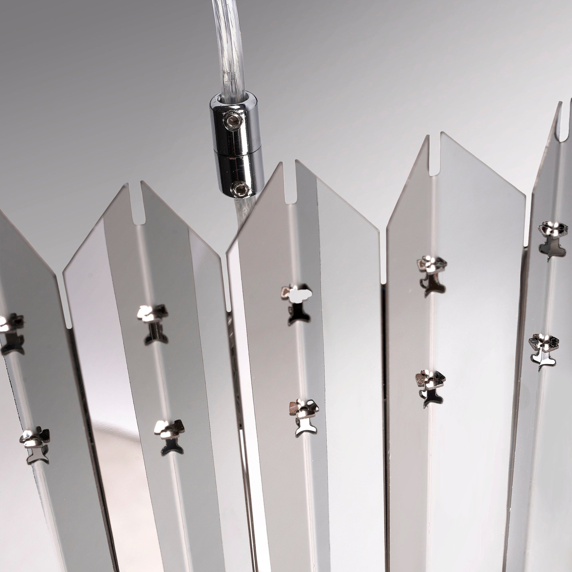 Lampa Wisząca Metalowa APP1763-8CP Chrome  4