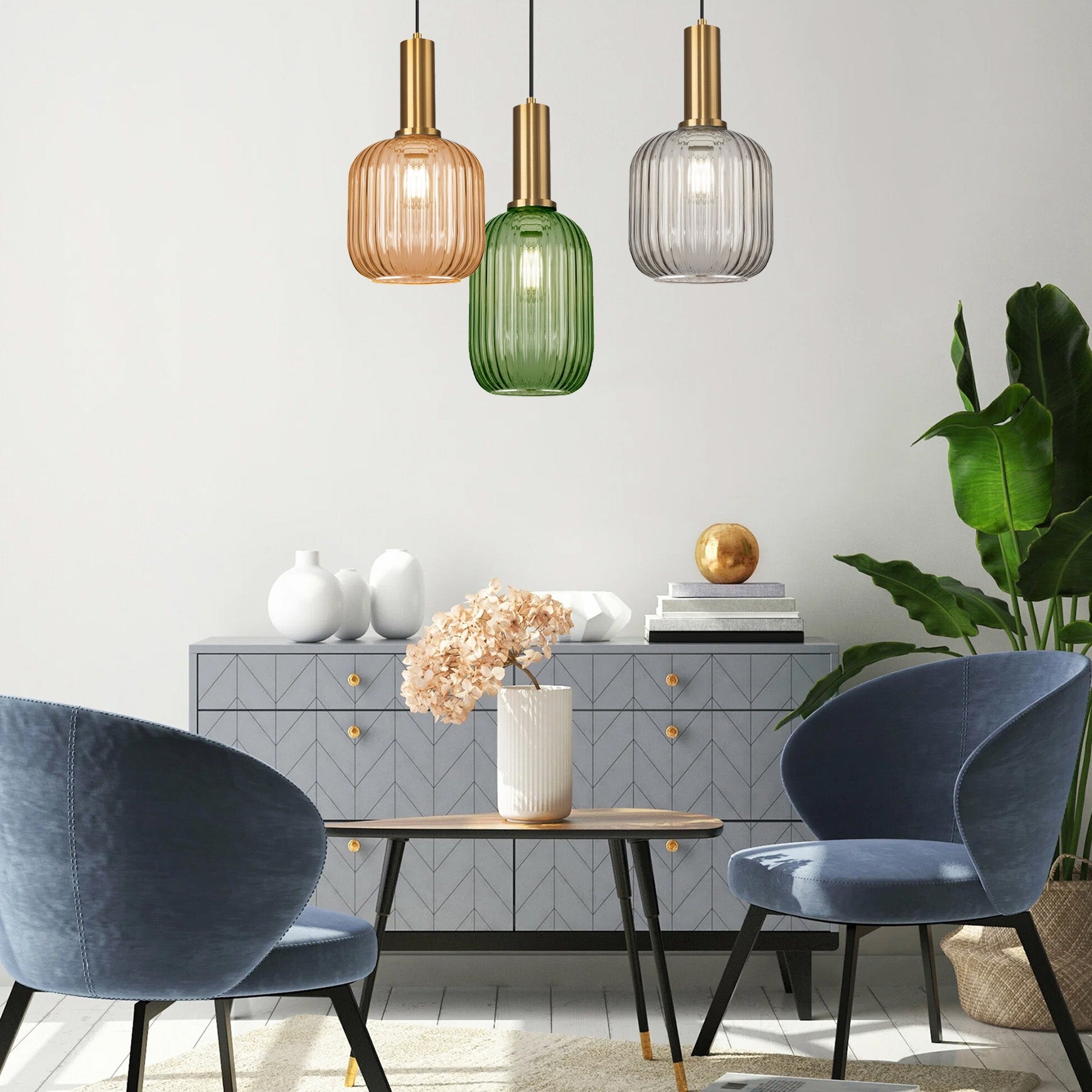 Lampa Sufitowa Wisząca Szklana APP458-1CP Pomarańczowa  6