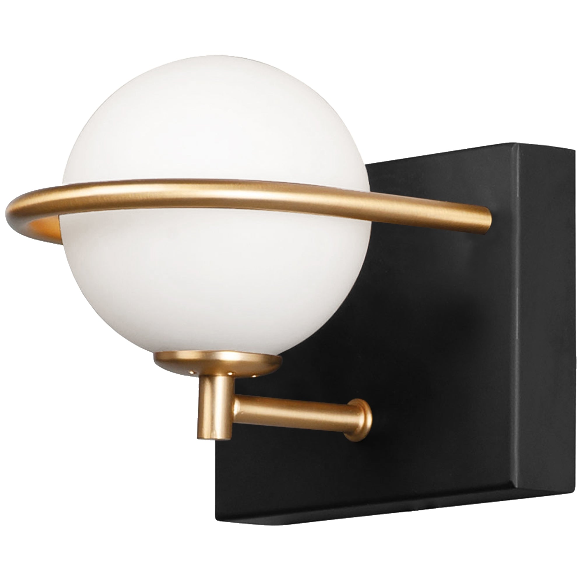 LAMPA ŚCIENNA KINKIET APP1220-1W Czarno Złota  4