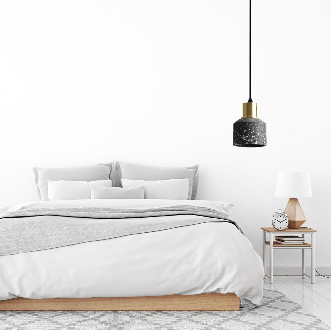 Lampa Sufitowa Wisząca Betonowa Lastri APP930-1CP Czarna  4