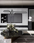 Lampa Wisząca Led G038-cp Czarna  4