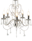 Lampa Sufitowa Wisząca Ebt008-5cp Chrom  5