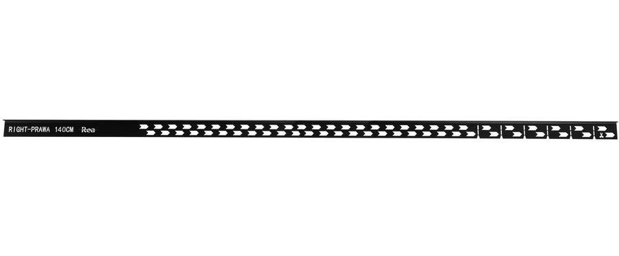 Listwa spadkowa brodzikowa 140cm Czarna
