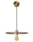 LAMPA ŚCIENNA KINKIET APP1356-1W Stare Złoto 30 cm  4