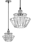 Lampa Sufitowa Wisząca APP943-1CP Set Chrome  1