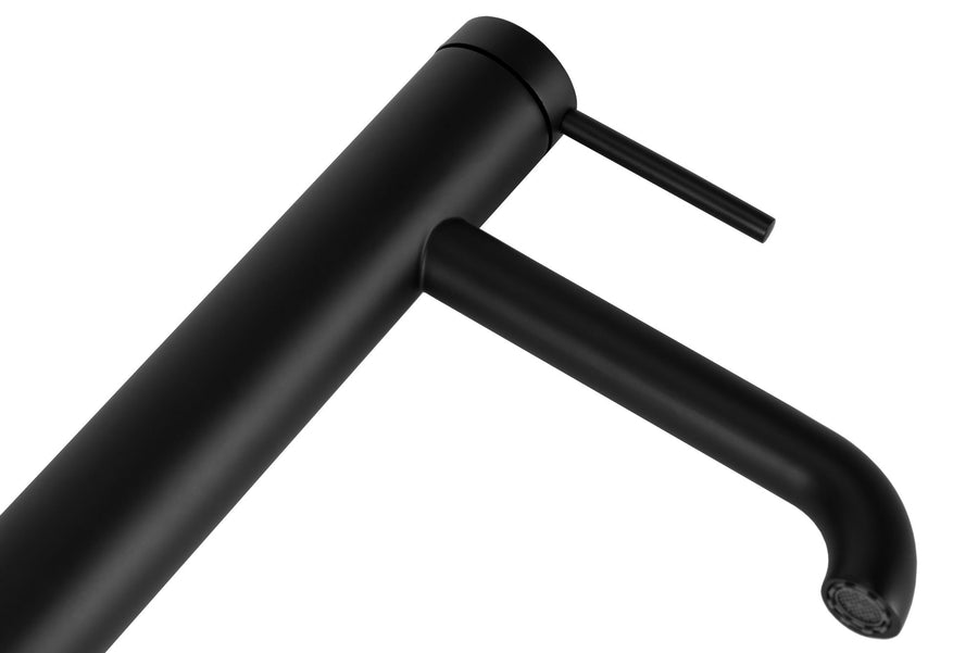 Bateria umywalkowa Rea Spot CZARNA Black Wysoka