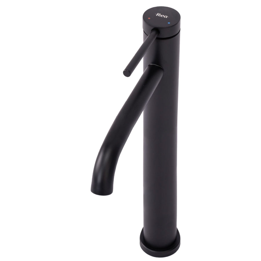 Bateria Umywalkowa REA CLIF CZARNY MAT WYSOKA BLACK MAT