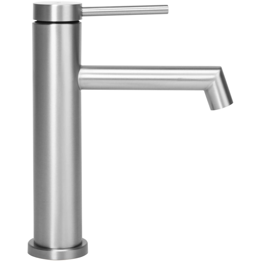 Bateria Umywalkowa Rea Foss nikiel szczotkowany Inox niska nickel brush