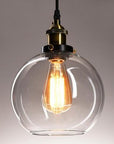 Lampa sufitowa wisząca szklana Verto B