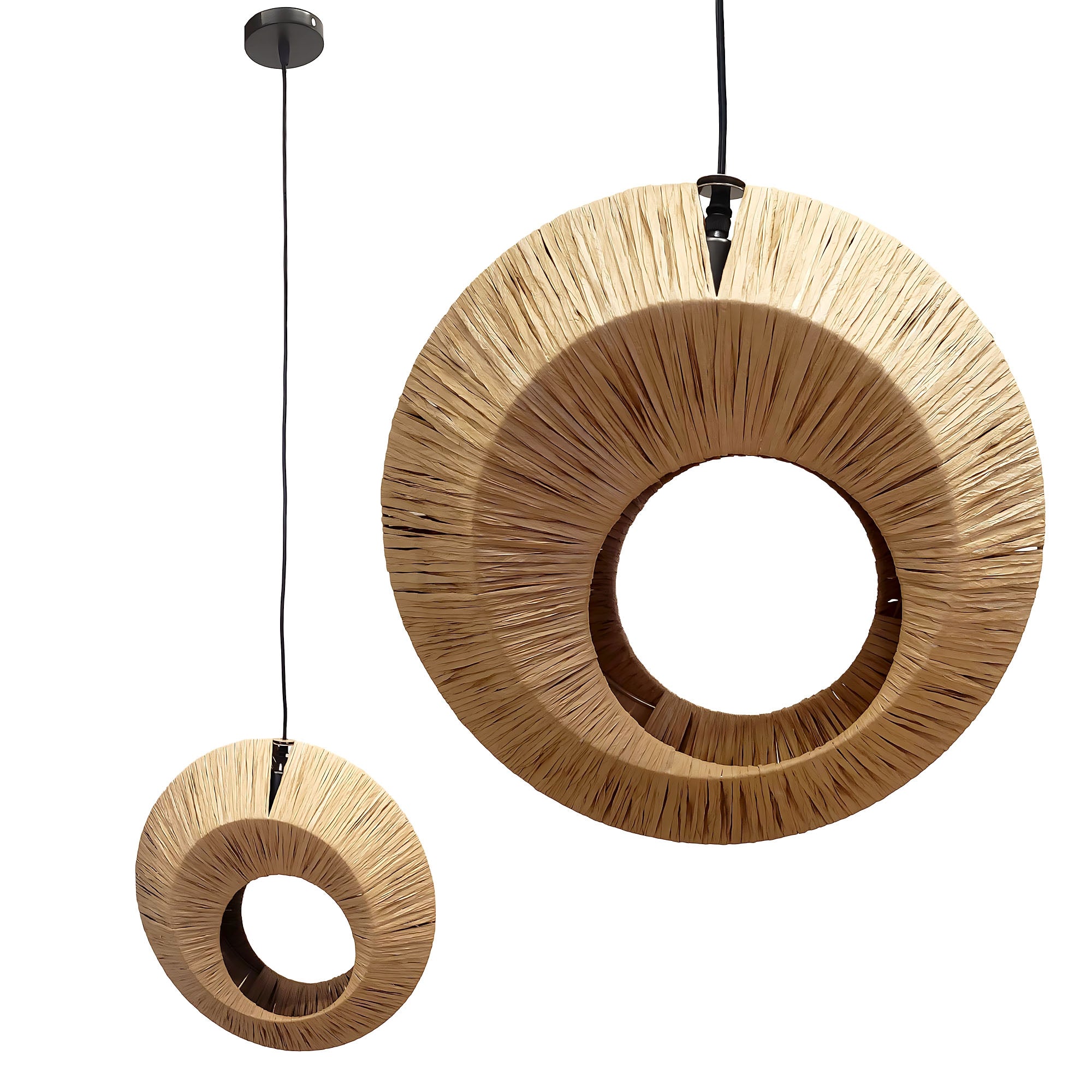 LAMPA SUFITOWA WISZĄCA APP1788-1CP NATURE  1