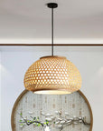 Lampa Wisząca Bambusowa APP1648-1CP  4