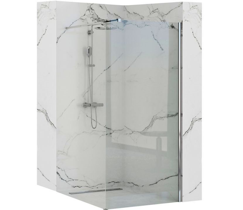 Ścianka prysznicowa Rea Aero N 90 Transparent