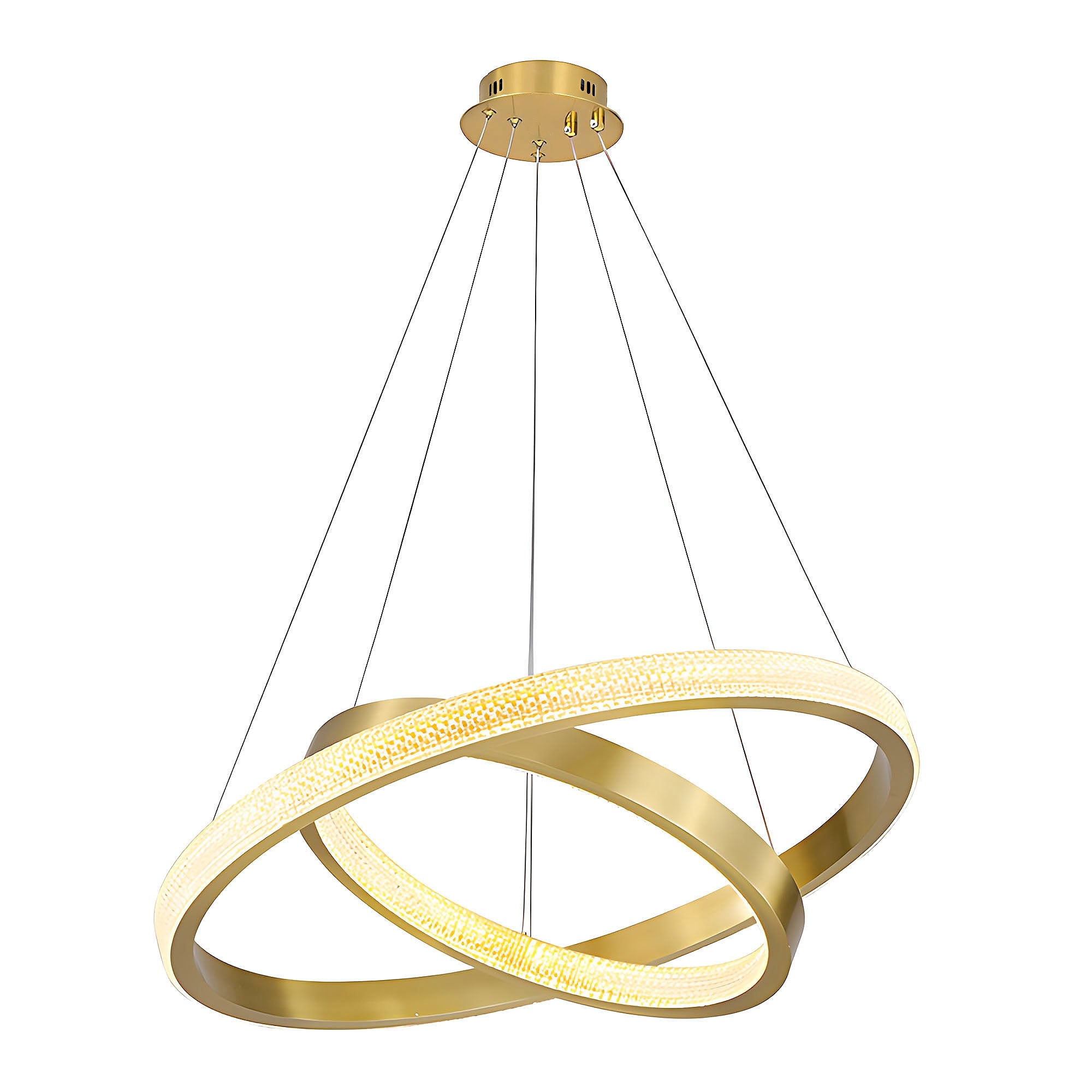 Lampa Sufitowa Wisząca Led App1772-cp Złoto Szczotkowane  13