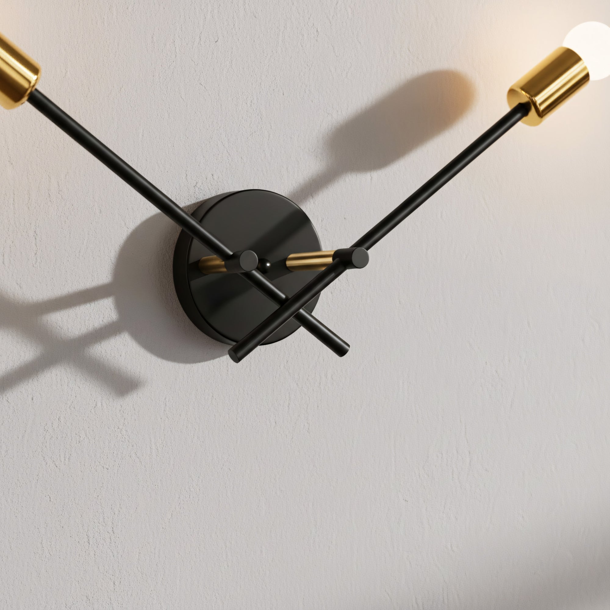 LAMPA ŚCIENNA KINKIET APP1119-2W Czarna  3