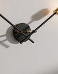 LAMPA ŚCIENNA KINKIET APP1119-2W Czarna  3