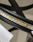 Lampa sufitowa nowoczesna LED + PILOT APP823-CP Czarna