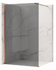Kabina prysznicowa Walk-In Rea Flexi Grey / Brush Copper 110  15