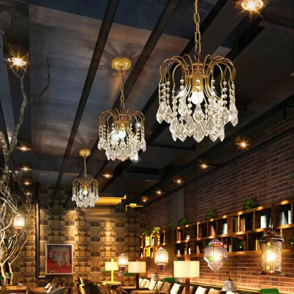 Lampa Kryształowa Wisząca APP1650-1CP  4