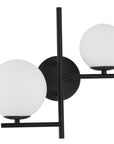LAMPA ŚCIENNA KINKIET APP1170-2W  Czarny