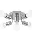 Lampa Sufitowa Reflektor Metalowa APP707-5c CHROM