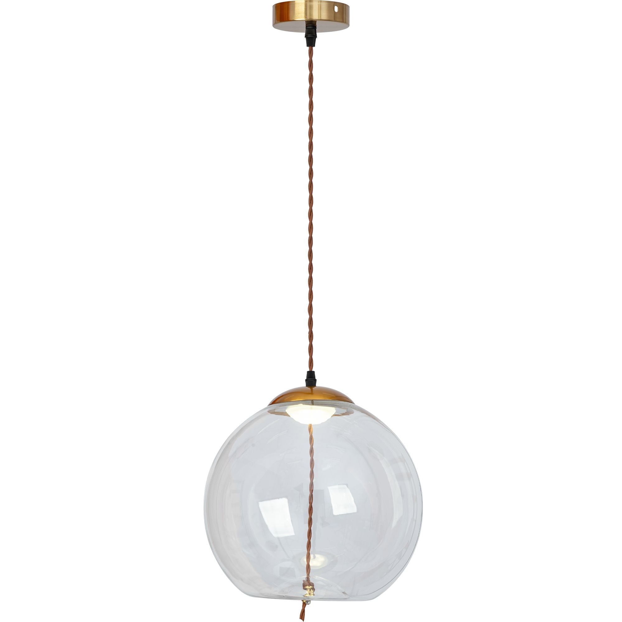 Lampa LED Sufitowa Wisząca Szklana APP446-CP