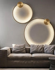 LAMPA ŚCIENNA KINKIET LED APP1388-CW OLD GOLD 40cm