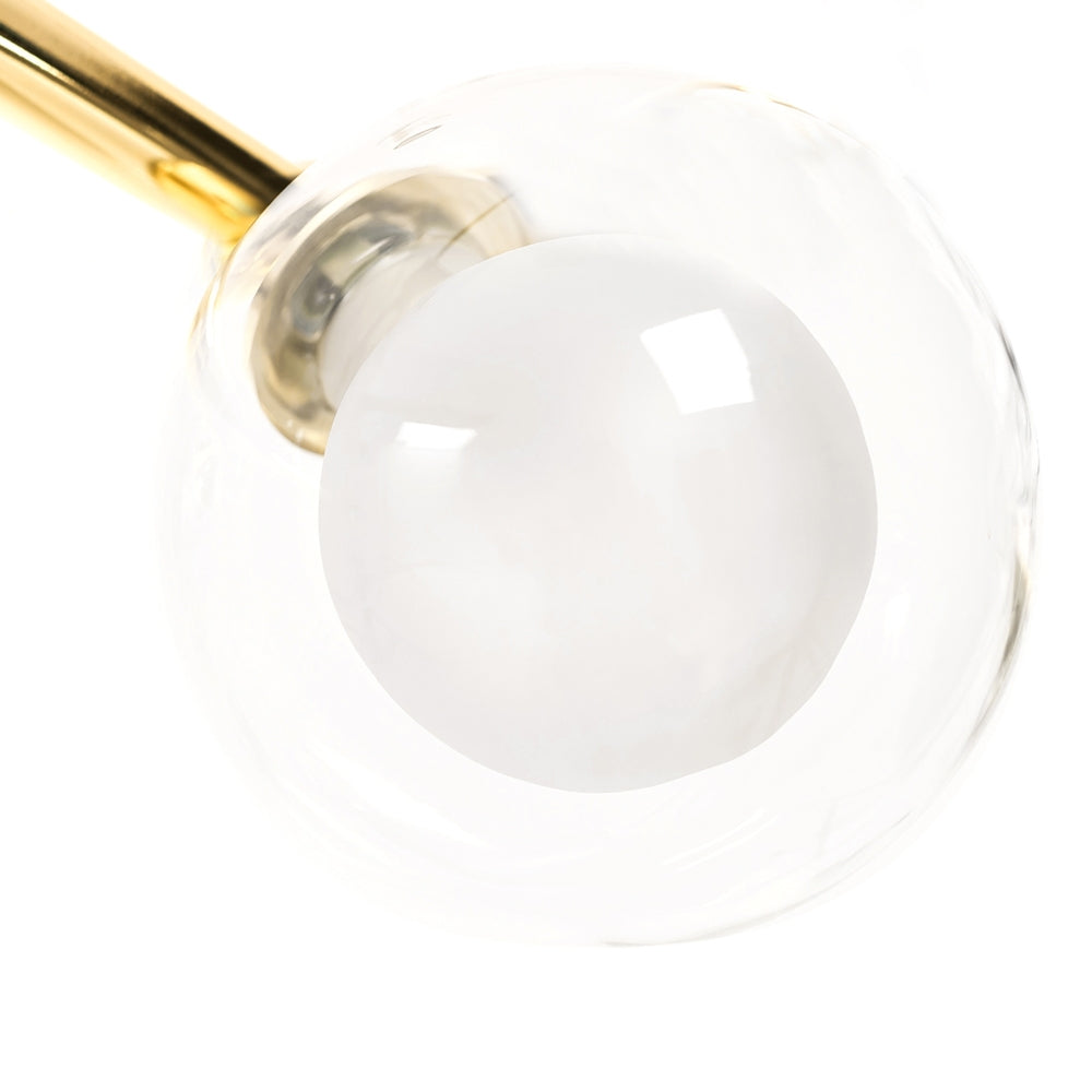 Lampa Wisząca Szklane Kule APP639-4CP Złota  2
