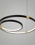 Lampa Ring led + pilot APP692-30-50 Czarna