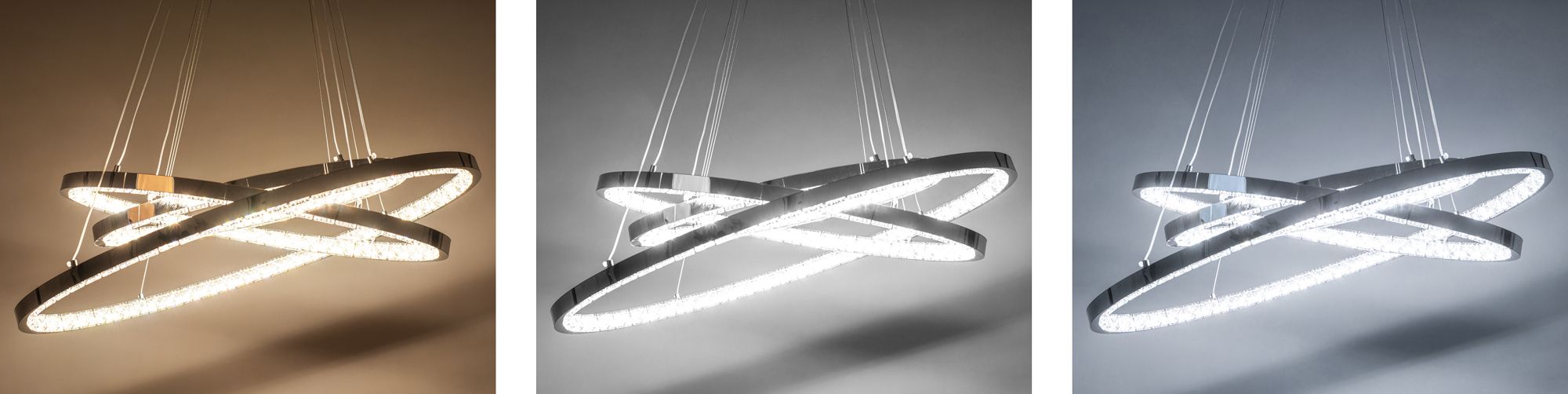 LAMPA KRYSZTAŁOWA WISZĄCA LED APP771-3CP