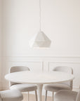 Lampa Sufitowa Wisząca Metalowa APP237-1CP Biała  6