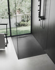 Brodzik prysznicowy Bazalt Black 80x120