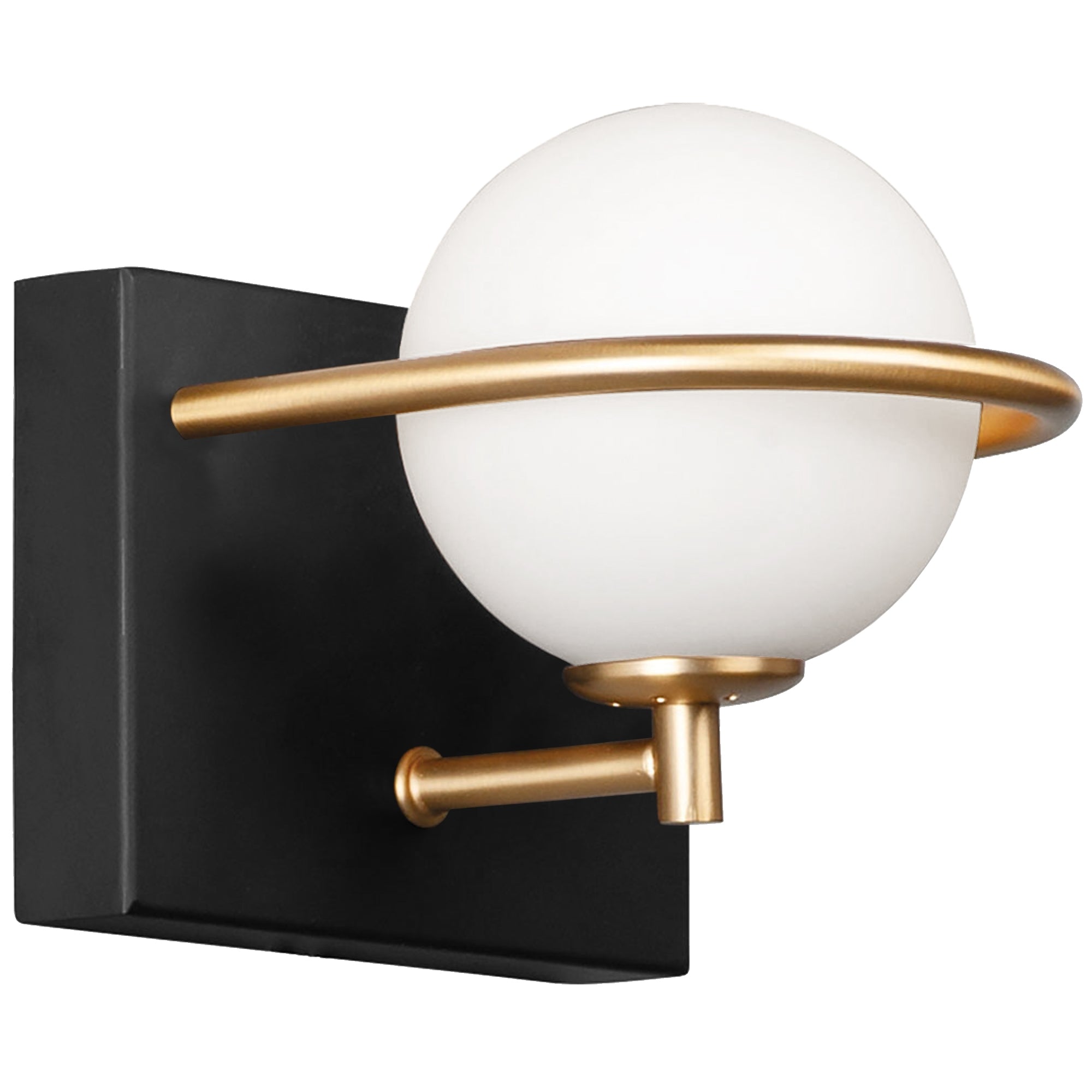 LAMPA ŚCIENNA KINKIET APP1220-1W Czarno Złota  1