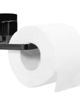 Uchwyt Na Papier Toaletowy Bez Wiercenia Czarny 381698  1