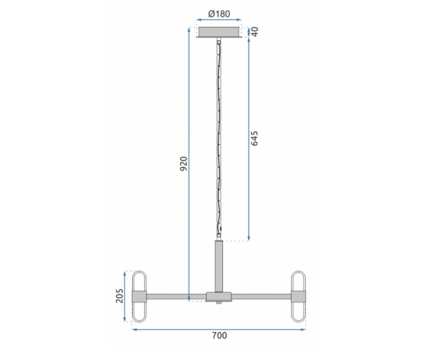 Lampa Sufitowa Wisząca Led Modern APP770-6C  8