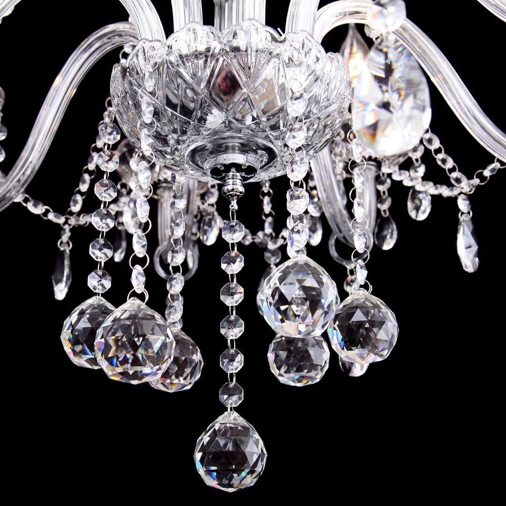 Lampa Kryształowa Żyrandol 300750