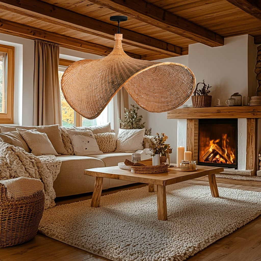 Lampa Sufitowa Wisząca Boho Duża 100cm APP1640-1CP  4