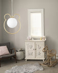 Lampa Sufitowa Wisząca Gold G105-1w  4