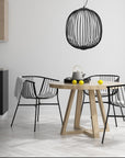 Lampa Sufitowa Wisząca APP967-1CP Czarna  6