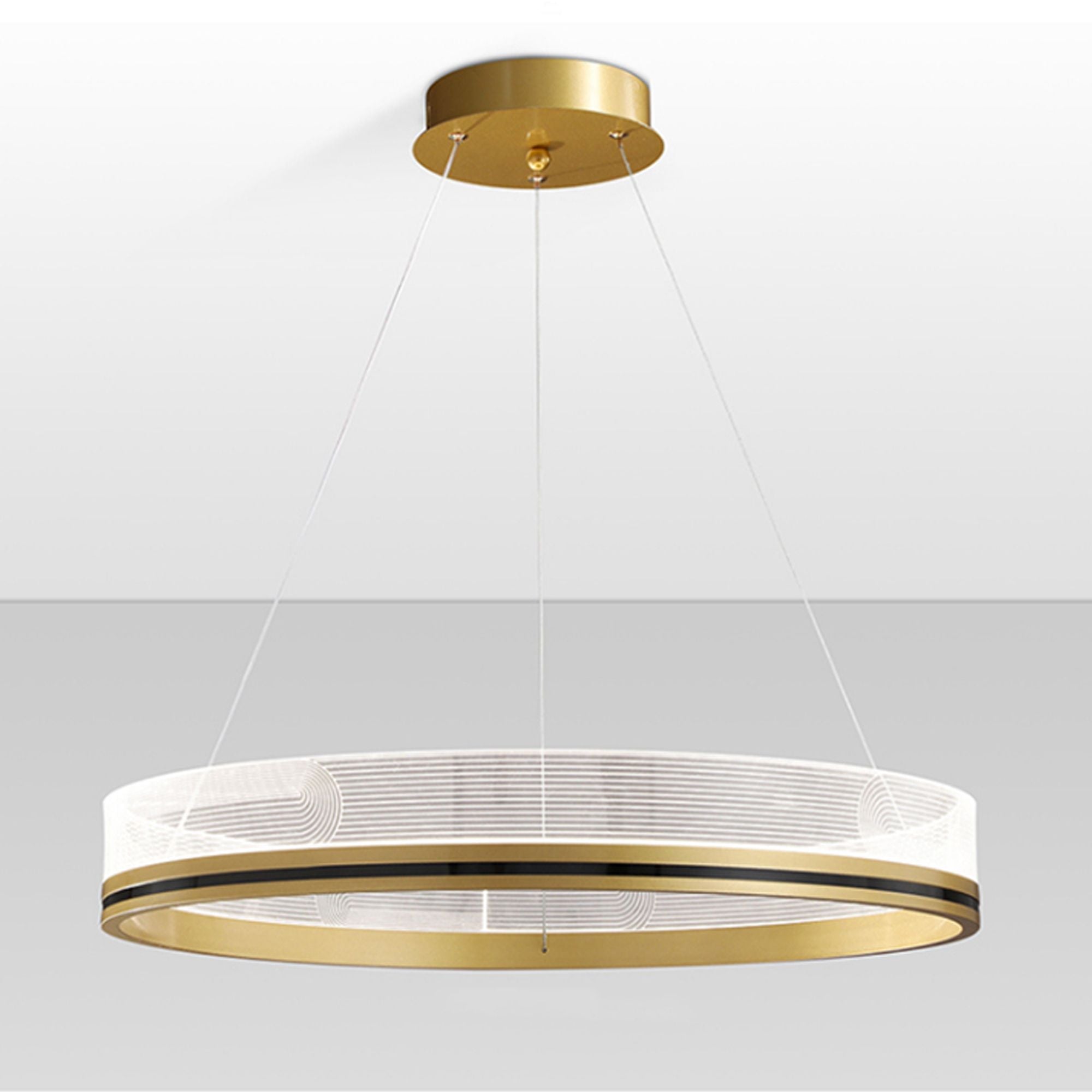 Lampa Wisząca LED APP1190-CP Złota 60cm