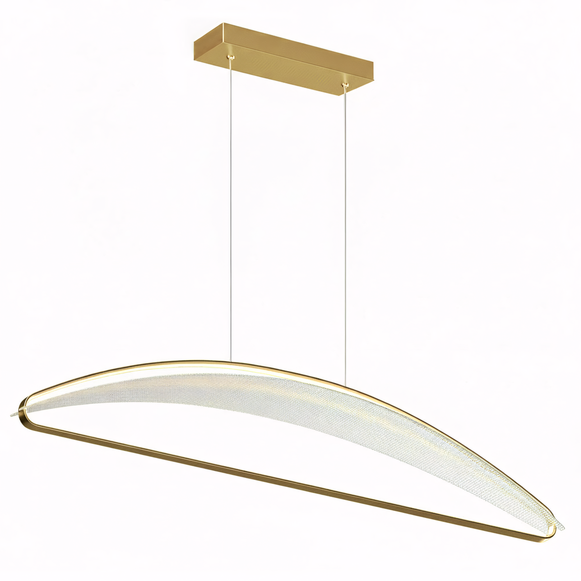 Lampa Sufitowa Wisząca Led G124-cp Złota  1