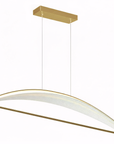 Lampa Sufitowa Wisząca Led G124-cp Złota  1