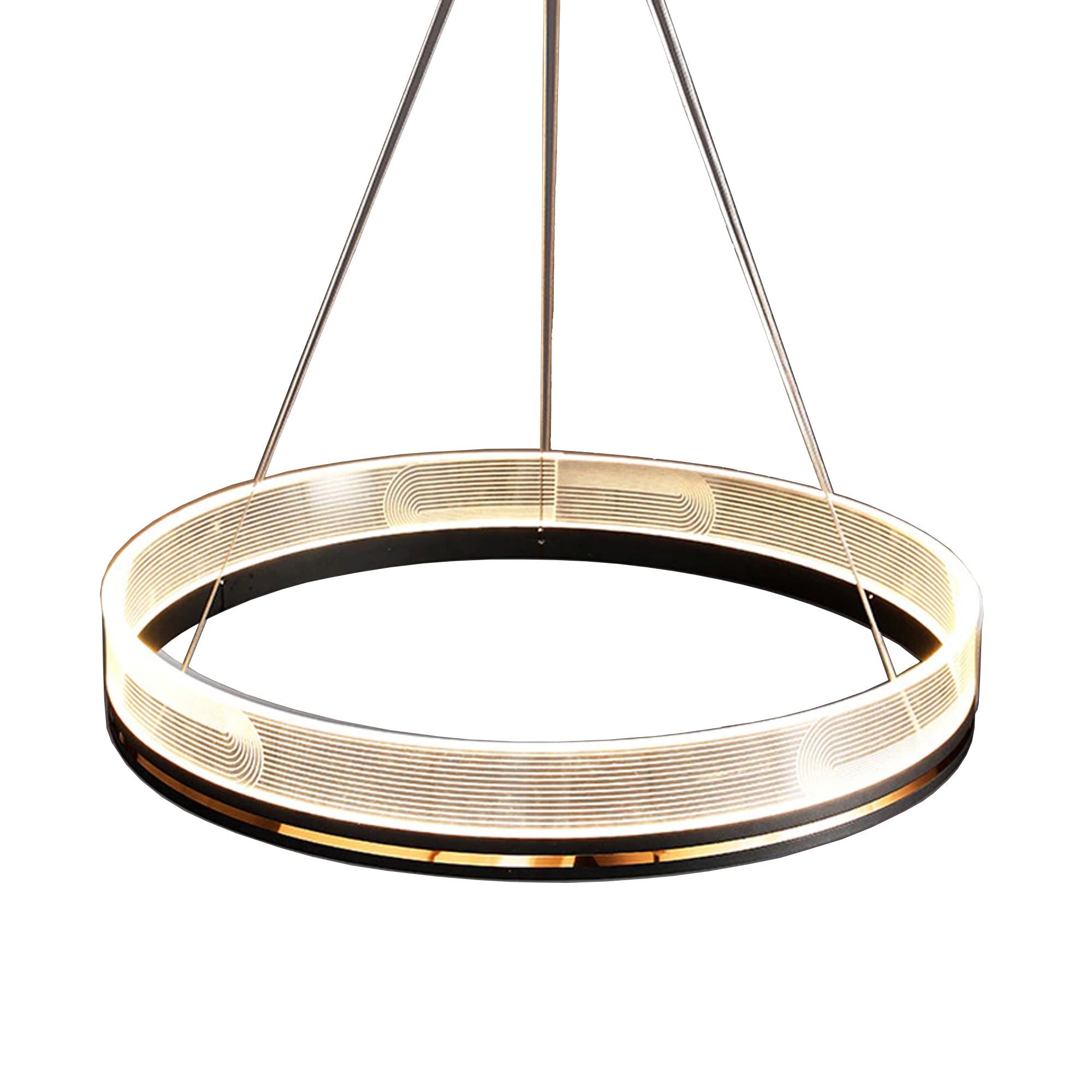 Lampa Wisząca LED APP1192-CP Czarno Złota
