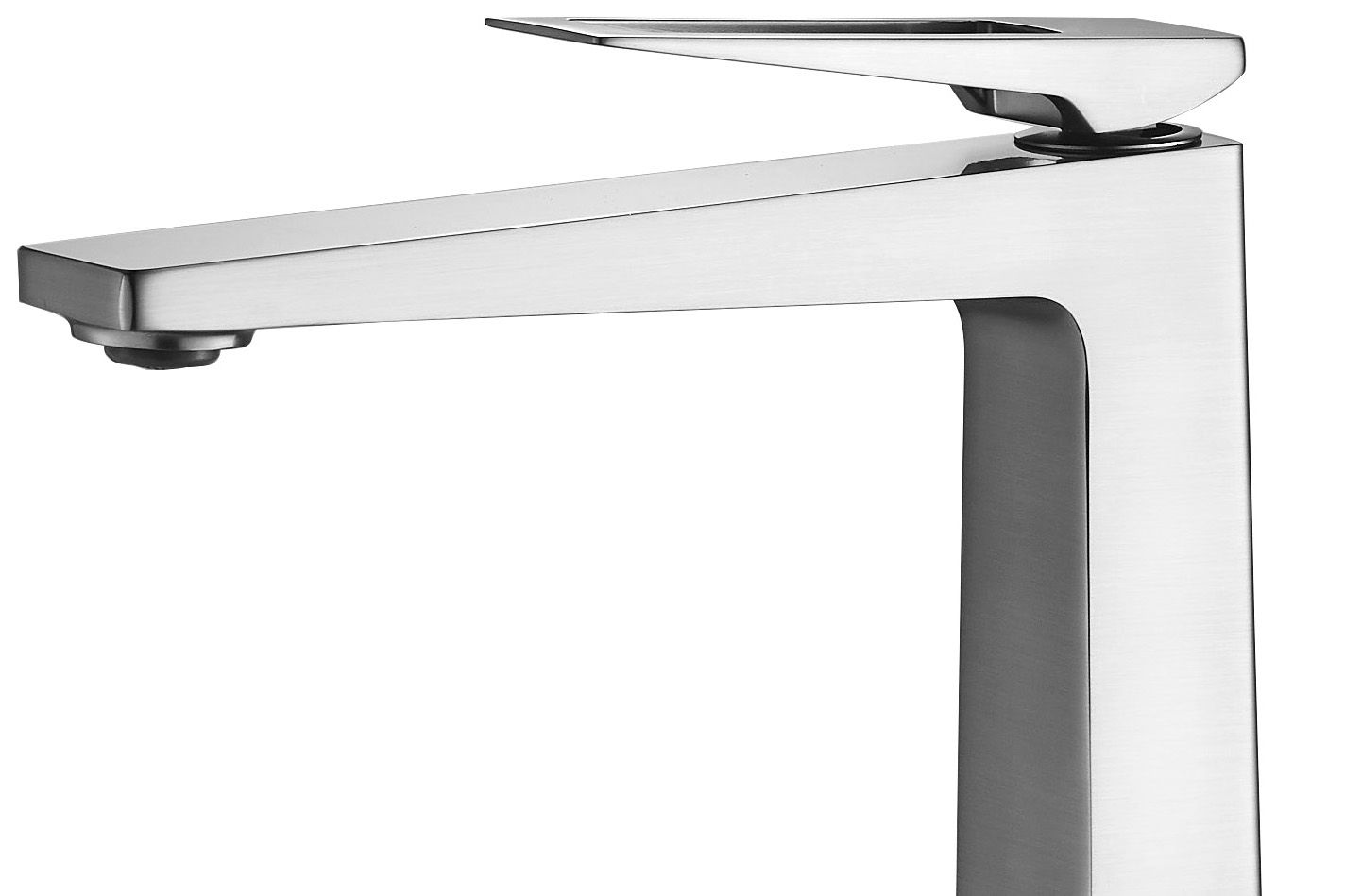 Bateria Umywalkowa REA PARKER Nikiel Szczotkowany INOX Wysoka