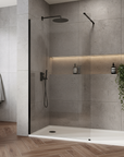 Kabina Prysznicowa Walk-in Rea Flexi Transparent / Black 110  3