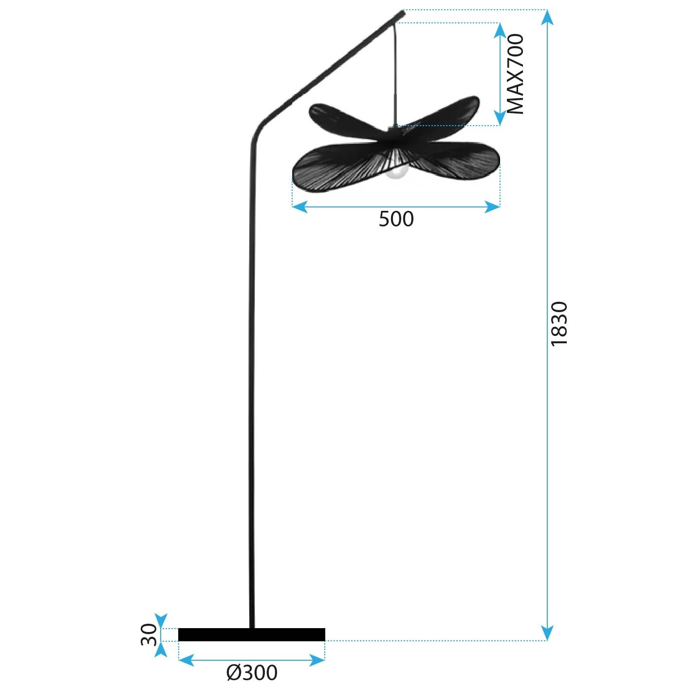 Lampa Stojąca Podłogowa APP1835-1F  4